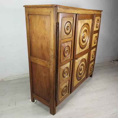 Brutalist Cabinet by Charles Dudouyt, 1940s-EAD-1705872