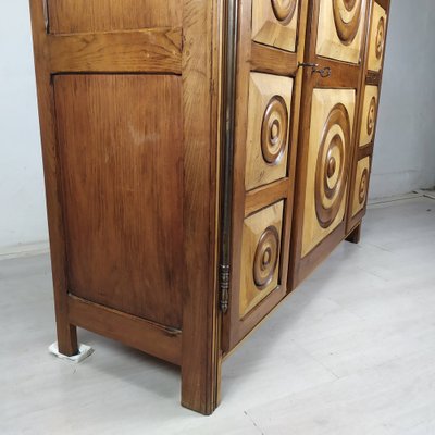 Brutalist Cabinet by Charles Dudouyt, 1940s-EAD-1705872