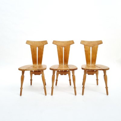 Brutalist Cafe Dining Chair, Belgium, 1960s-QQA-1031068