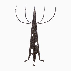 Brutalist Candelabrum in Wrought Iron-OWS-1122841