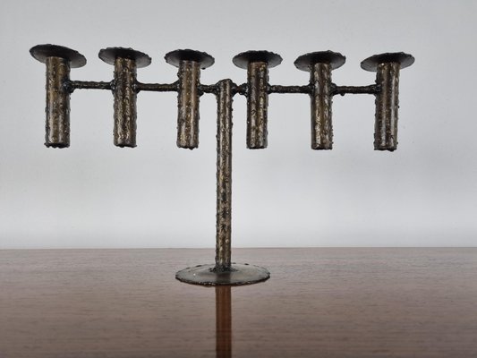 Brutalist Candle Holder, 1970s-IRH-1272587