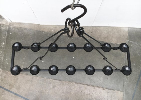 Brutalist Candleholder Chandelier-UAH-851081