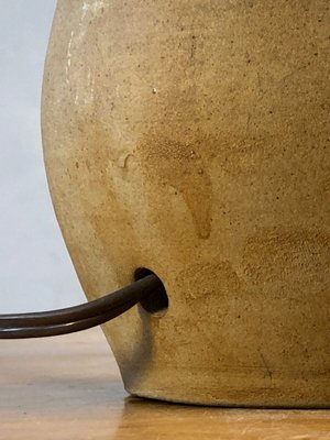 Brutalist Ceramic Table Lamp from La Borne, France, 1970s-NLF-1383878