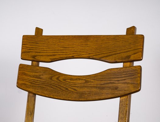 Brutalist Chair in Oak by Dittmann & Co for Awa Radbound, 1960s-VLO-1029721