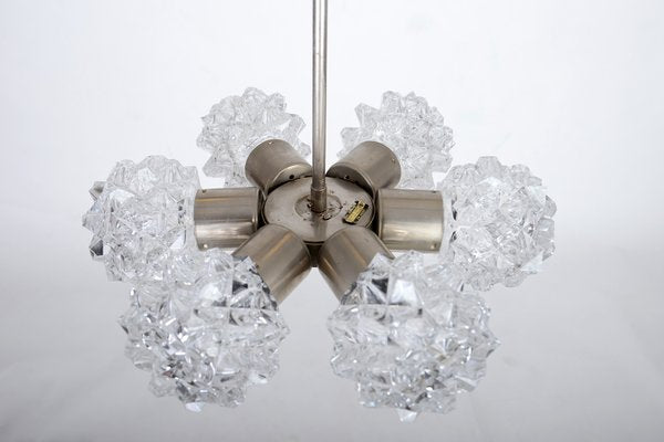 Brutalist Chandelier from Kamenický Šenov, 1970s-VHD-604640