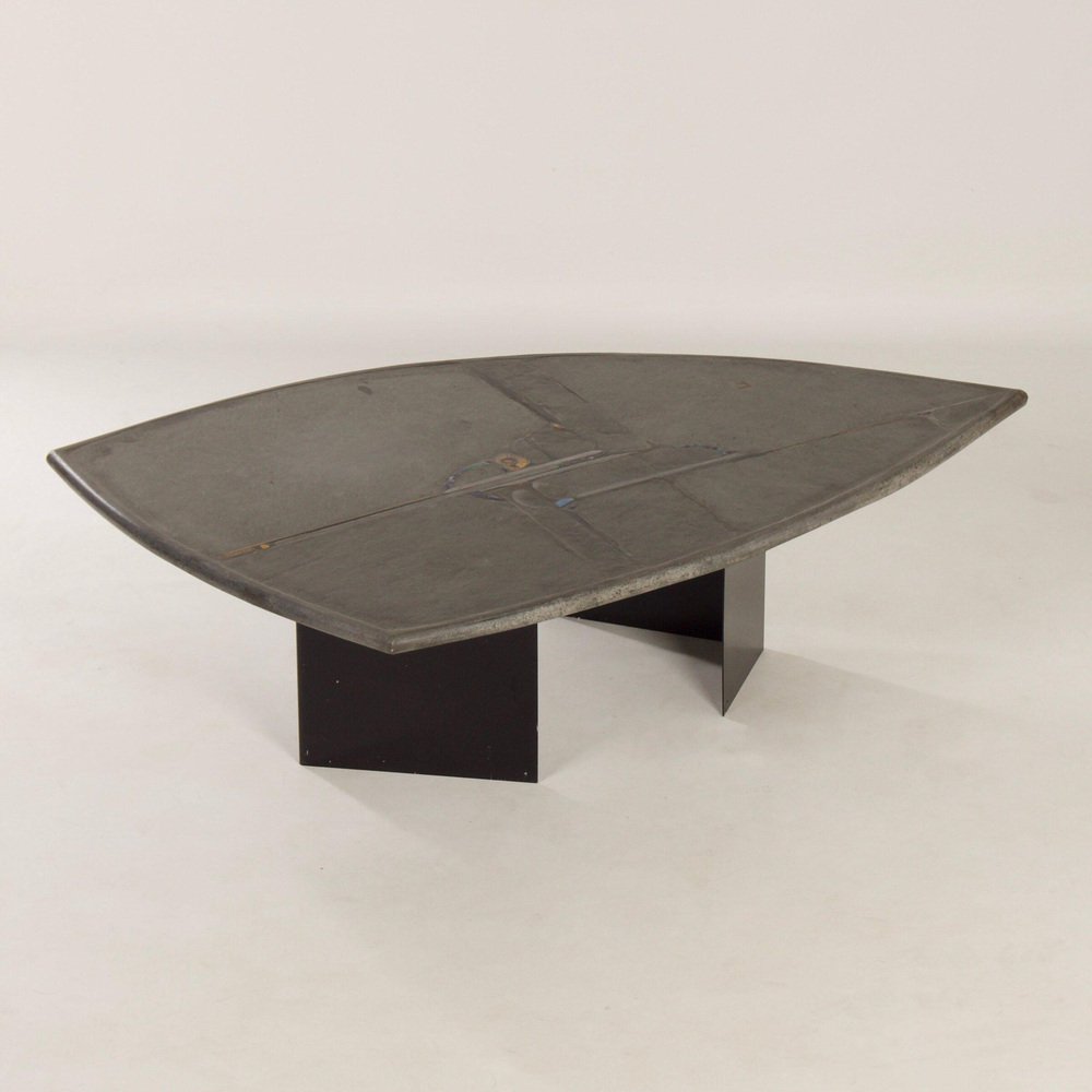 Brutalist Coffee Table by Paul Kingma, 1995