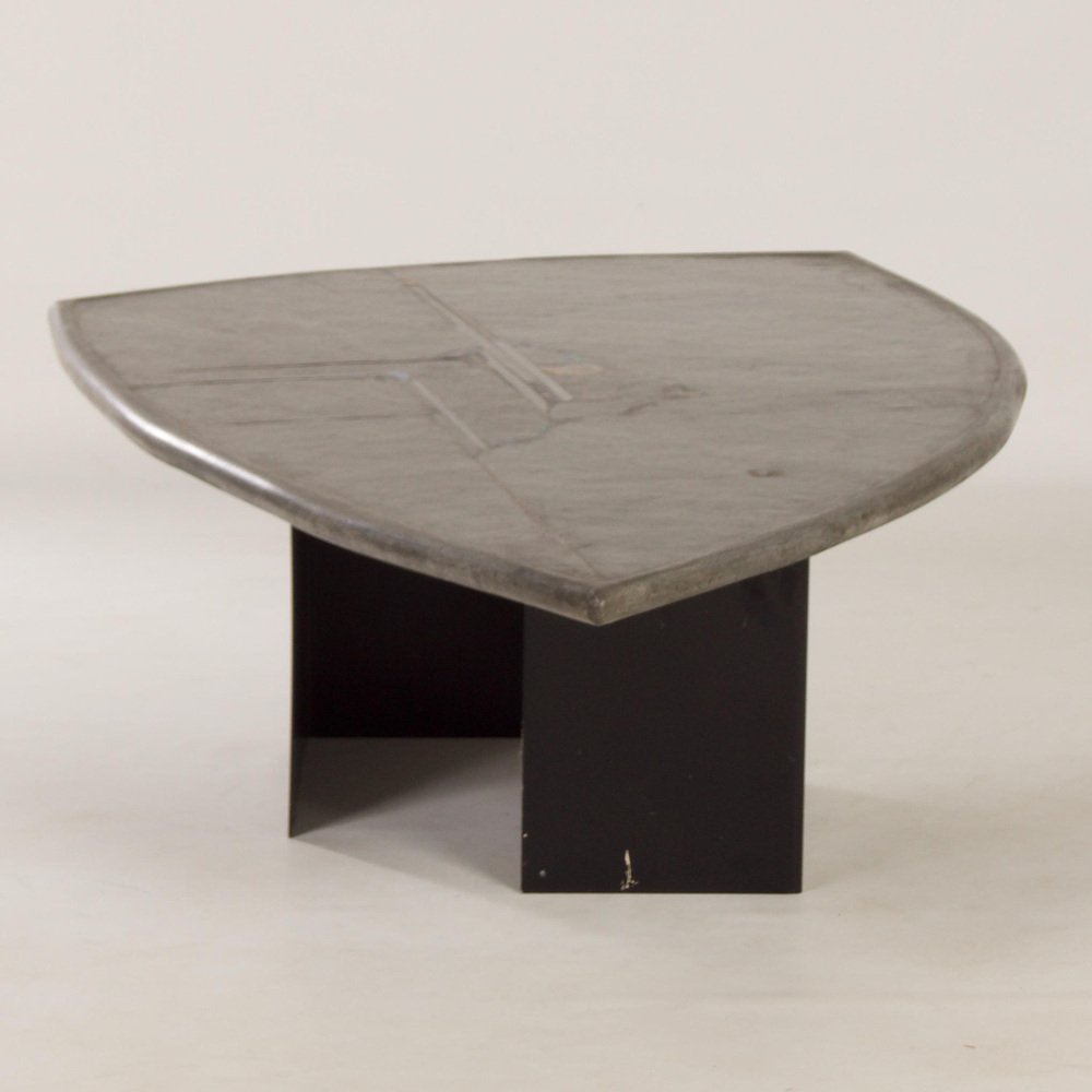 Brutalist Coffee Table by Paul Kingma, 1995