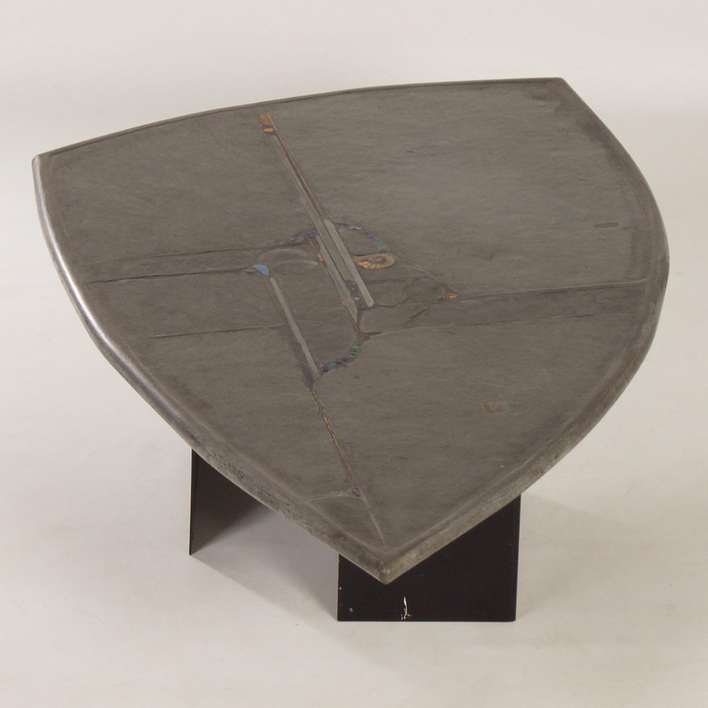 Brutalist Coffee Table by Paul Kingma, 1995