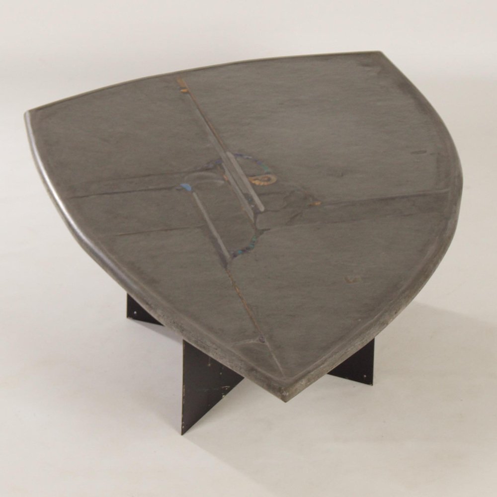 Brutalist Coffee Table by Paul Kingma, 1995