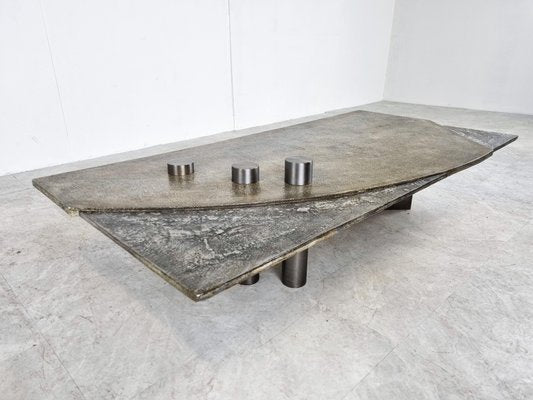 Brutalist Coffee Table by Pia Manu, 1970s-IRH-1300658