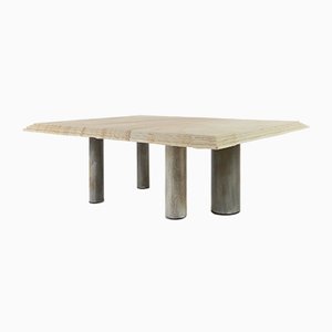 Brutalist Coffee Table by Pia Manu, Belgium, 1970s-UAK-852107