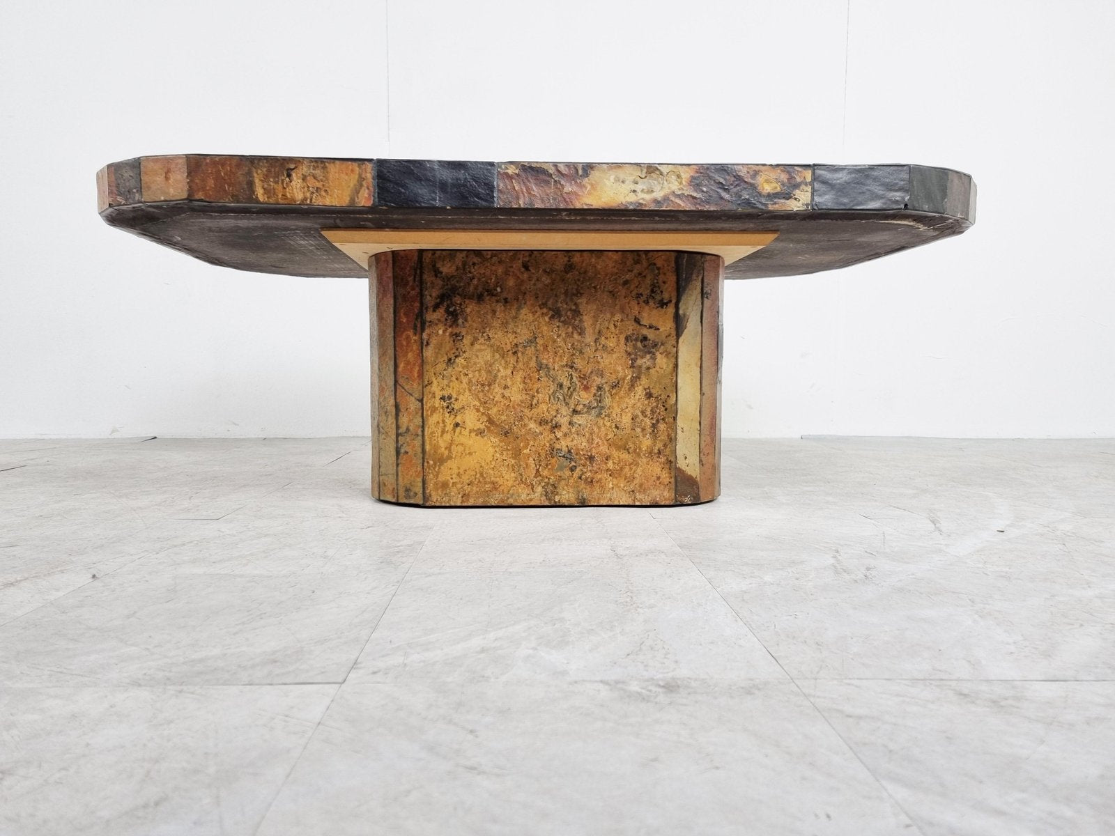 Brutalist Coffee Table in the Style of Kingma, 1970s