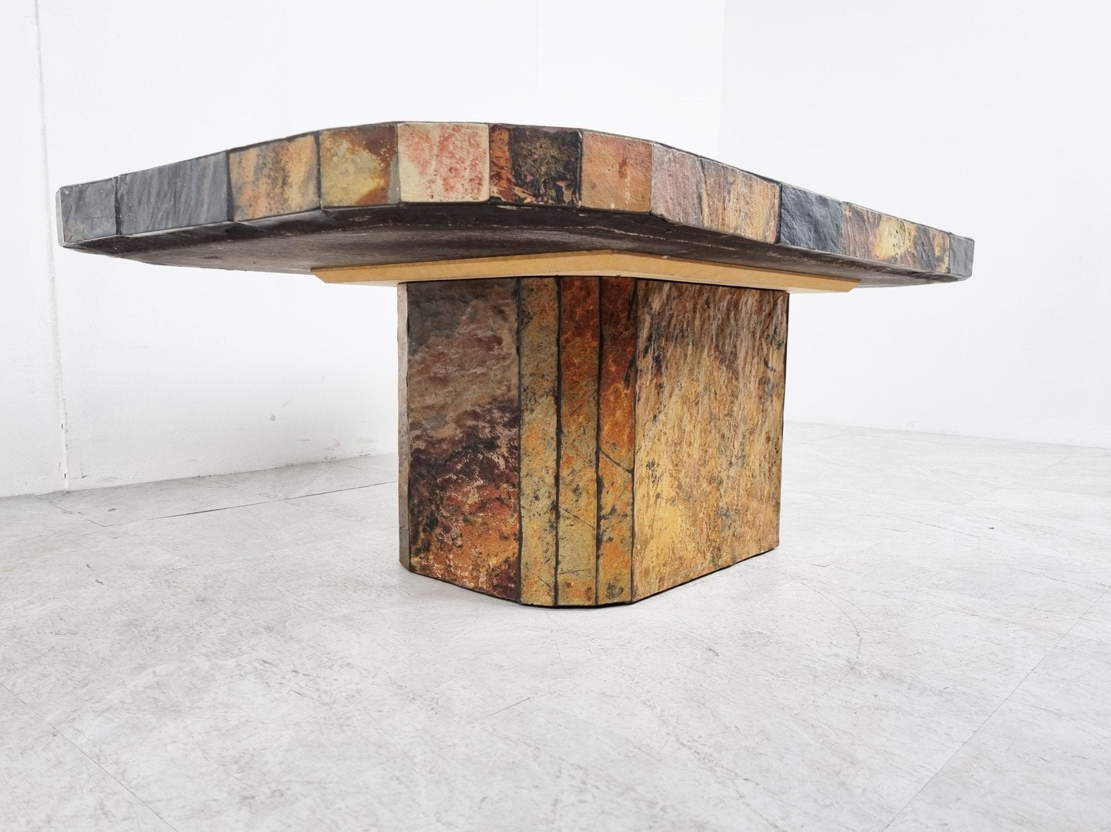 Brutalist Coffee Table in the Style of Kingma, 1970s