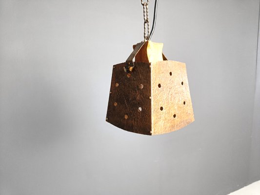 Brutalist Copper Pendant Light, 1970s-IRH-2035931