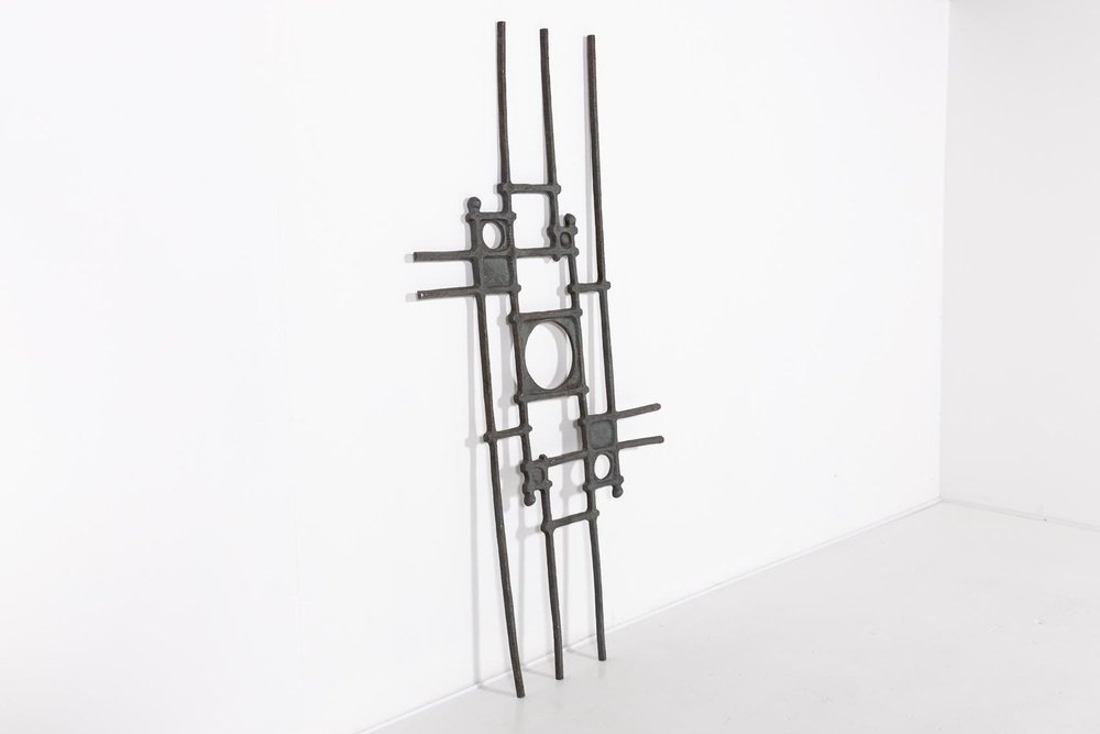 Brutalist Crafted Door Wall Art