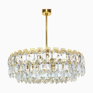 Brutalist Crystal Glass Chandelier from Bakalowits, Austria, 1960s-UGR-1085990