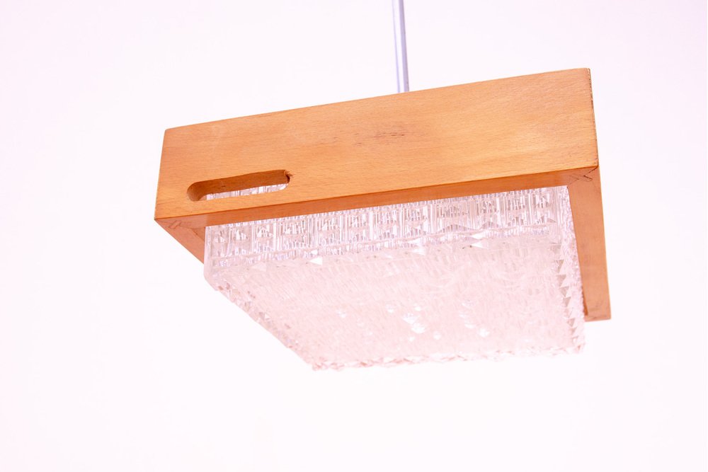 Brutalist Czechoslovakian Pendant Lamp, 1970s