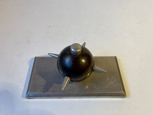 Brutalist Desk Sculpture Morning Star in Bronze, 1930s-LCR-1094009