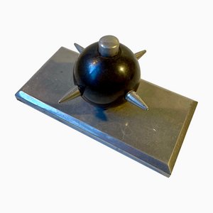 Brutalist Desk Sculpture Morning Star in Bronze, 1930s-LCR-1094009