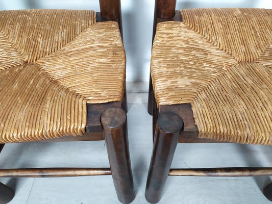 Brutalist Dining Chairs, 1950s, Set of 4-EAD-1742695