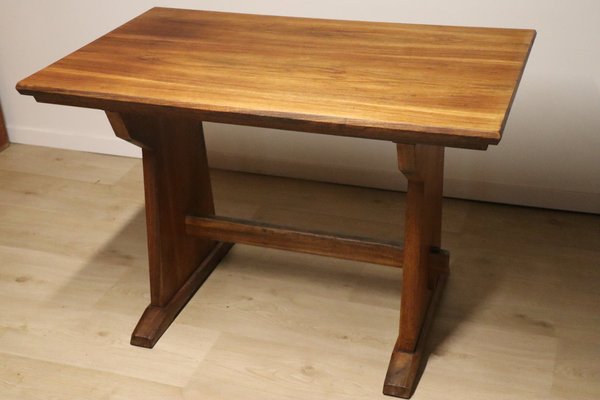 Brutalist Dining Table in Wood, 1950s-IZV-1765980