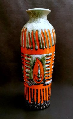 Brutalist Fat Lava Ceramic Glazed Vase, Hungary-QRS-1353163