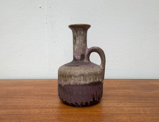 Brutalist Fat Lava Pottery Vase from Ruscha, West Germany, 1960s