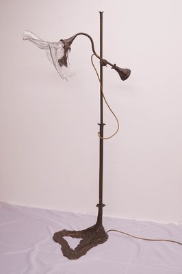 Brutalist Floor Lamp by Lothar Klute, 1984-KIJ-2022585