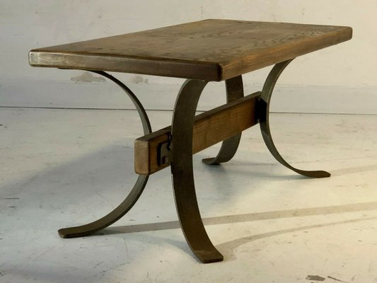 Brutalist Folk Art Coffee Table, 1970s-NLF-678312