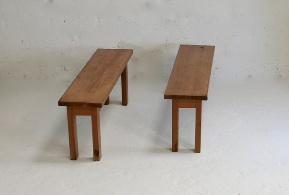 Brutalist French Bench, 1960, Set of 2-MAO-1304187