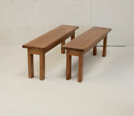 Brutalist French Bench, 1960, Set of 2-MAO-1304187