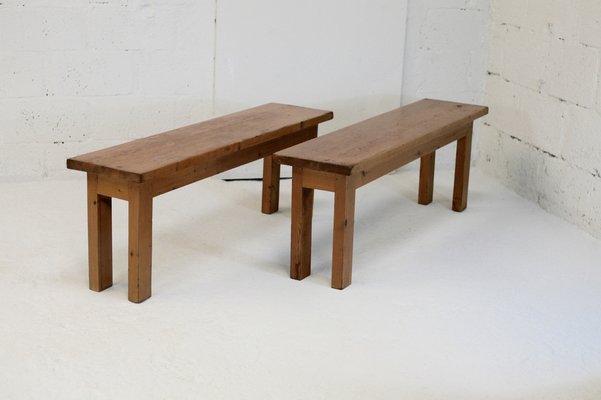 Brutalist French Bench, 1960, Set of 2-MAO-1304187