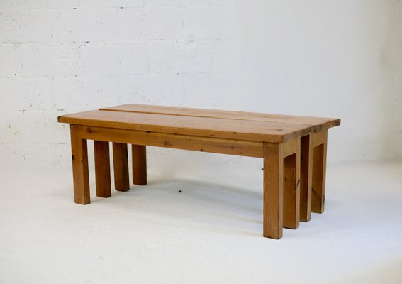 Brutalist French Bench, 1960, Set of 2-MAO-1304187