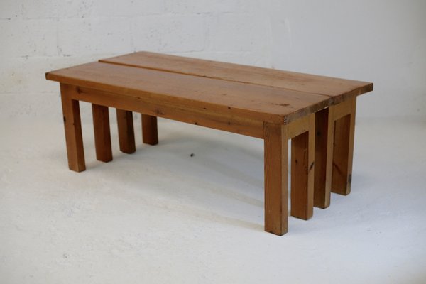 Brutalist French Bench, 1960, Set of 2-MAO-1304187