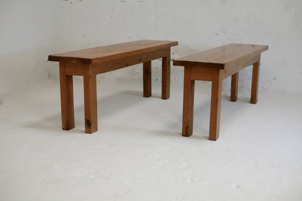 Brutalist French Bench, 1960, Set of 2-MAO-1304187