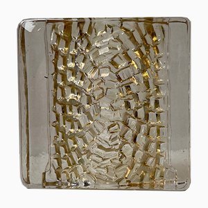 Brutalist Glass Block Sculpture from Kosta Boda, 1970s-LCR-1000470