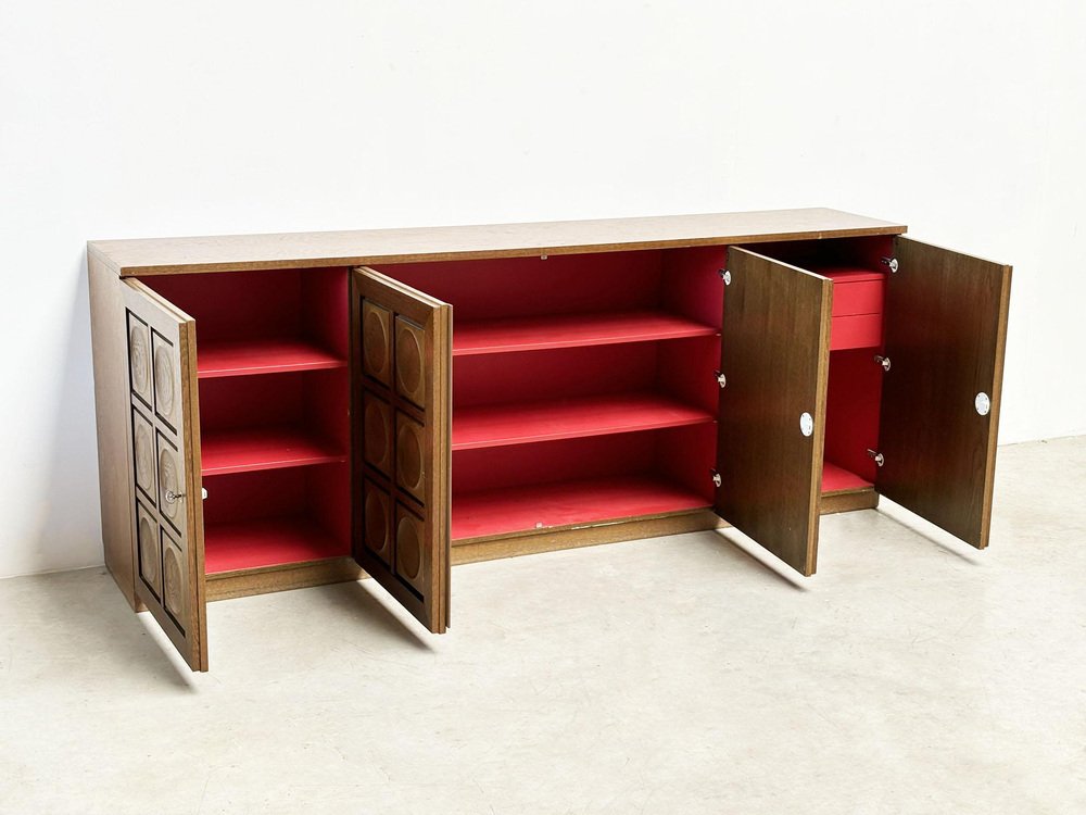 Brutalist Graphical Sideboard by Gerard Bartel