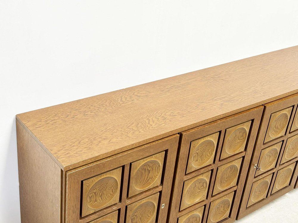 Brutalist Graphical Sideboard by Gerard Bartel