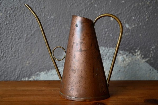 Brutalist Hammered Copper Interior Watering Can, 1960s-AIU-2043874