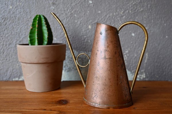 Brutalist Hammered Copper Interior Watering Can, 1960s-AIU-2043874