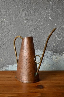 Brutalist Hammered Copper Interior Watering Can, 1960s-AIU-2043874