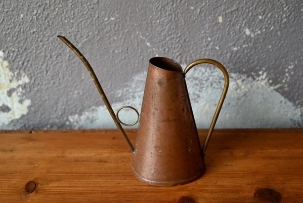 Brutalist Hammered Copper Interior Watering Can, 1960s-AIU-2043874