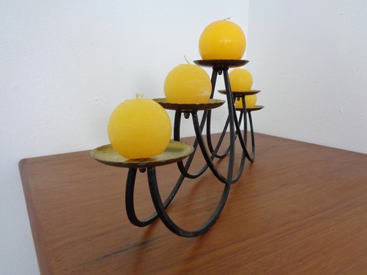 Brutalist Iron Candleholder, 1960s-RDW-1288818