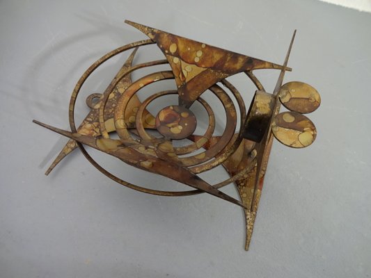 Brutalist Iron Candleholder by Henrik Horst, 1960s-RDW-628186