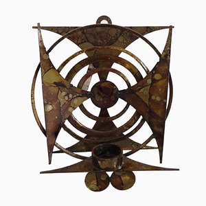 Brutalist Iron Candleholder by Henrik Horst, 1960s-RDW-628186