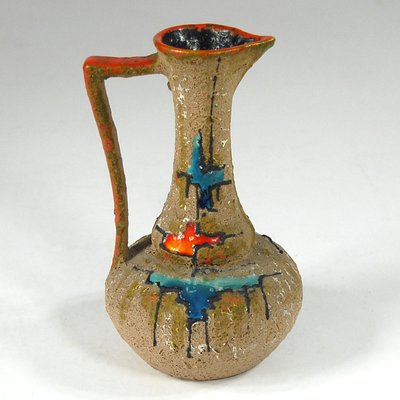 Brutalist Italian Ceramic Vase, 1950s-GIW-1236010