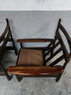 Brutalist Lounge Chairs, 1960s, Set of 2-AIF-1780295