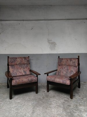 Brutalist Lounge Chairs, 1960s, Set of 2-AIF-1780295