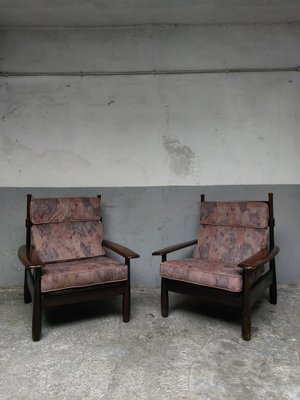 Brutalist Lounge Chairs, 1960s, Set of 2-AIF-1780295