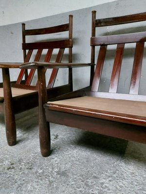 Brutalist Lounge Chairs, 1960s, Set of 2-AIF-1780295